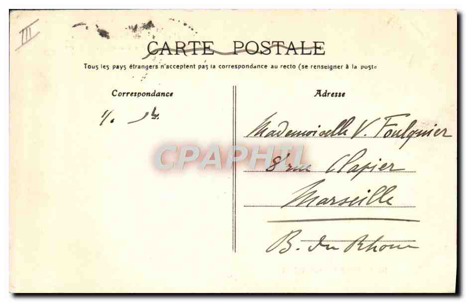 CPA Douane Douanes La neige au Ballon d'Alsace La baraque des douaniers — Rückseite