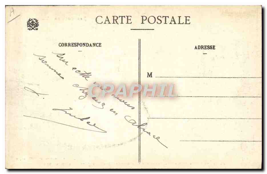 Au Col de Sainte Marie — La Frontière bien gardée — Avant la Guerre de 1914-1918 — Éditeur : V. V. Lévy - Saint-Dié - N° 1544 — Rückseite
