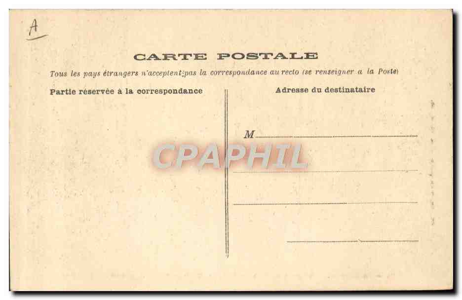 CPA Industrie Usine Le Creusot Usines Schneider Presse hydraulique a forger  — Rückseite