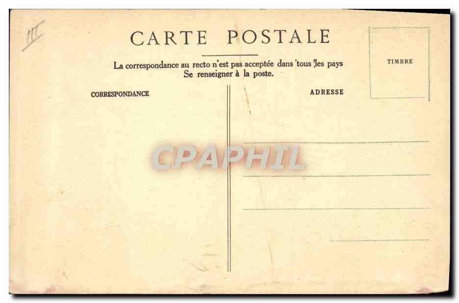 CPA Industrie Usine Cie de St Gobain Chargement d'un bateau d'acide a l'usine de Wasquehal Bateau Peniche  — Rückseite