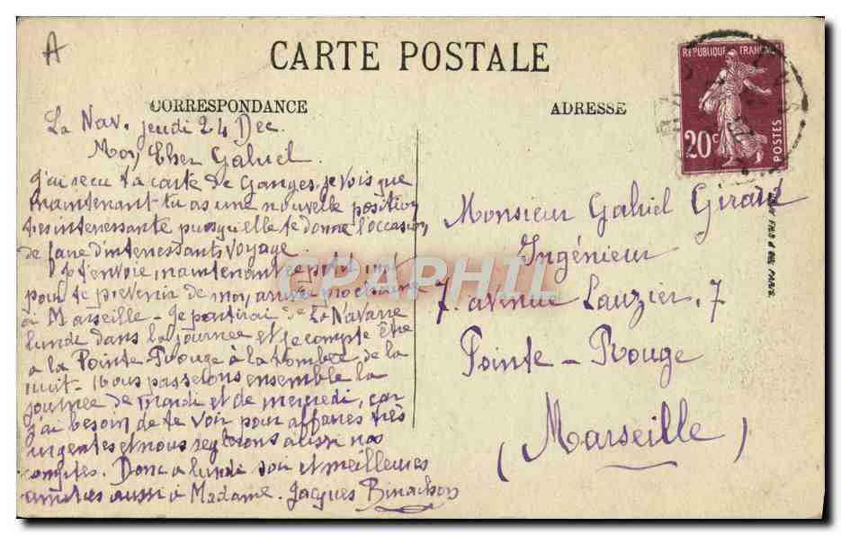 CPA Industrie Usine Rive de Gier Usine des Etaings Le marteau pilon  — Rückseite