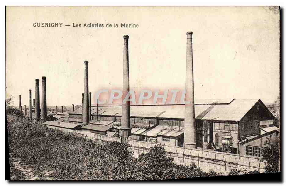 CPA Industrie Usine Guerigny Les acieries de la marine 