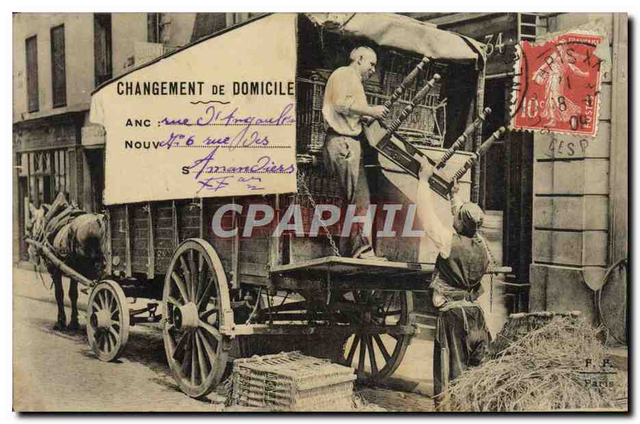 Cambiamento di residenza — Parigi — F. P. Parigi
