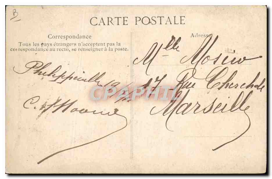 CPA Judaica Juif Algerie Jeune juive de Constantine  — Rückseite
