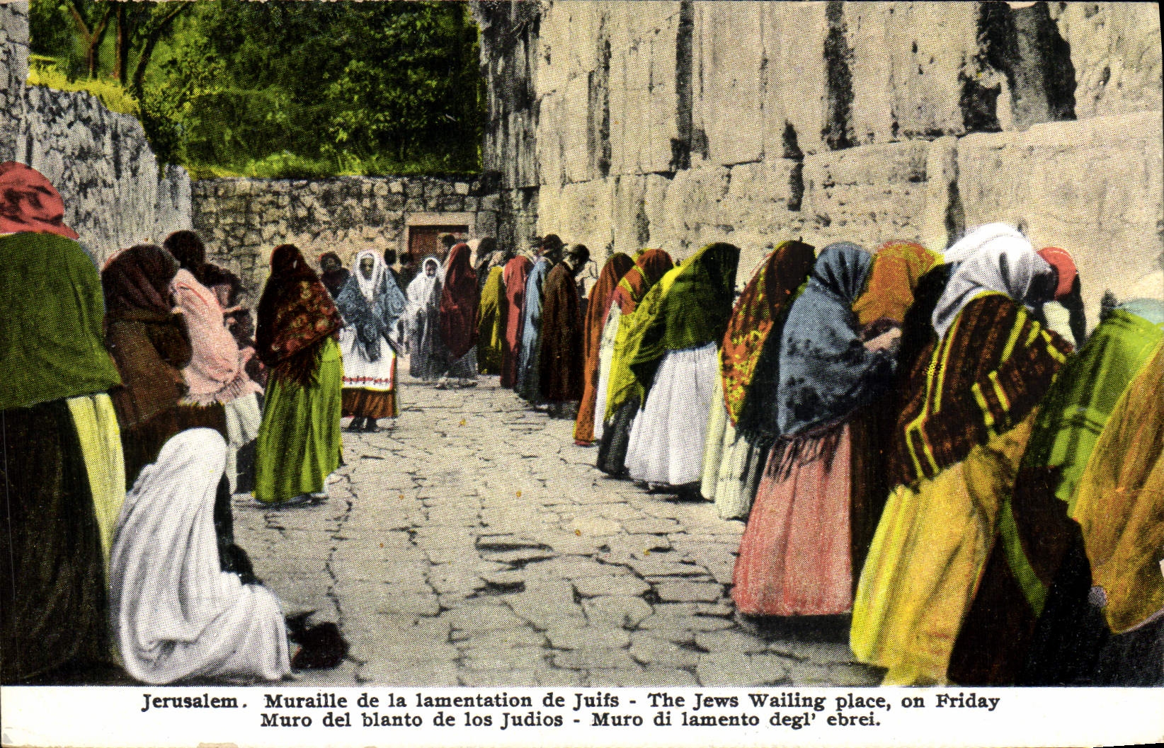Jérusalem — Muraille de la lamentation des Juifs — éditeur CPAPHIL, n°5