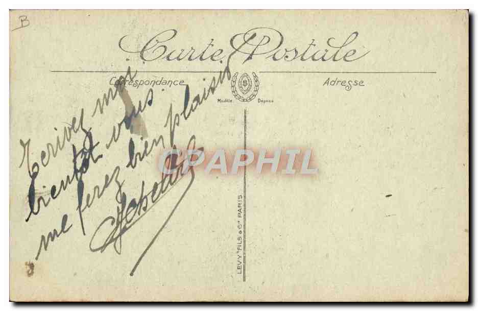 Jeune Femme Juive — SCÈNES ET TYPES — n° 6375 — LEVY FILS & CIE PARIS — Rückseite