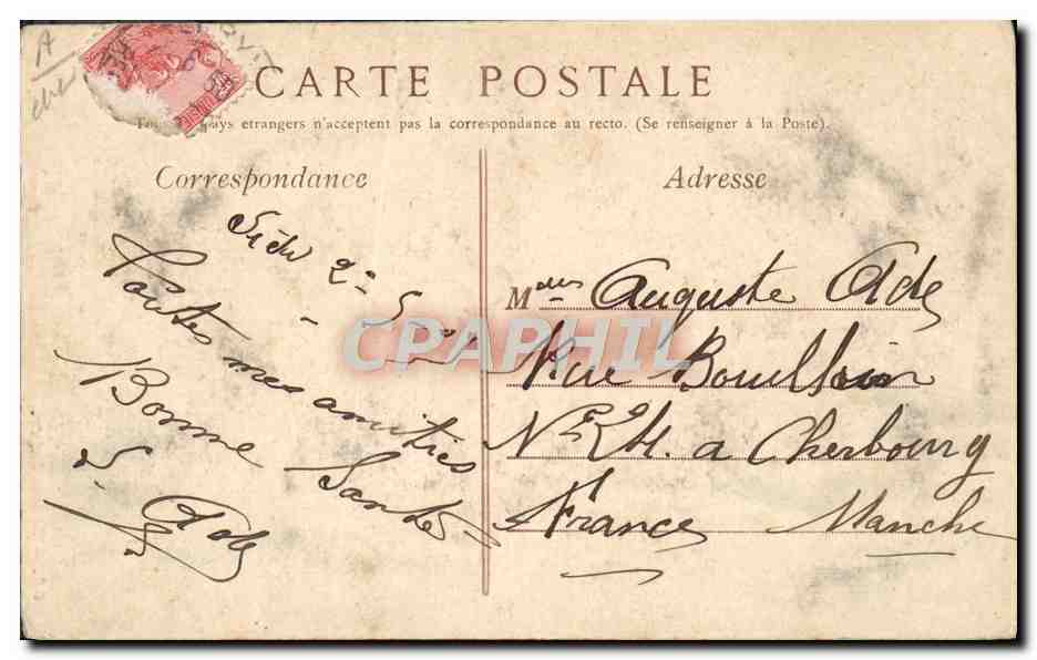 Jeune Juive — Photo Garrigues, n°58 — Verso