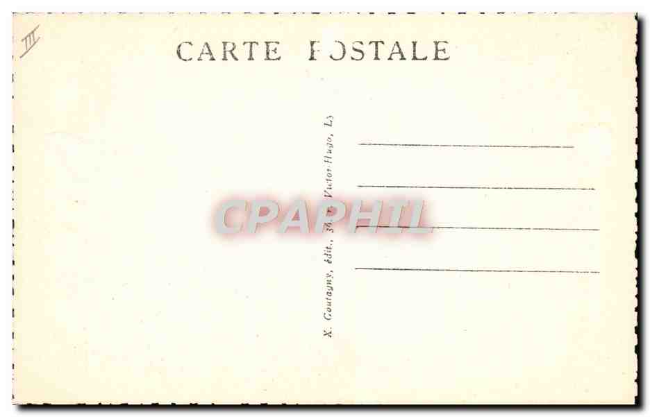 CPA Judaica Juif Lyon il ya cent ans Interieur d'une maison de la rue Juiverie  — Rückseite