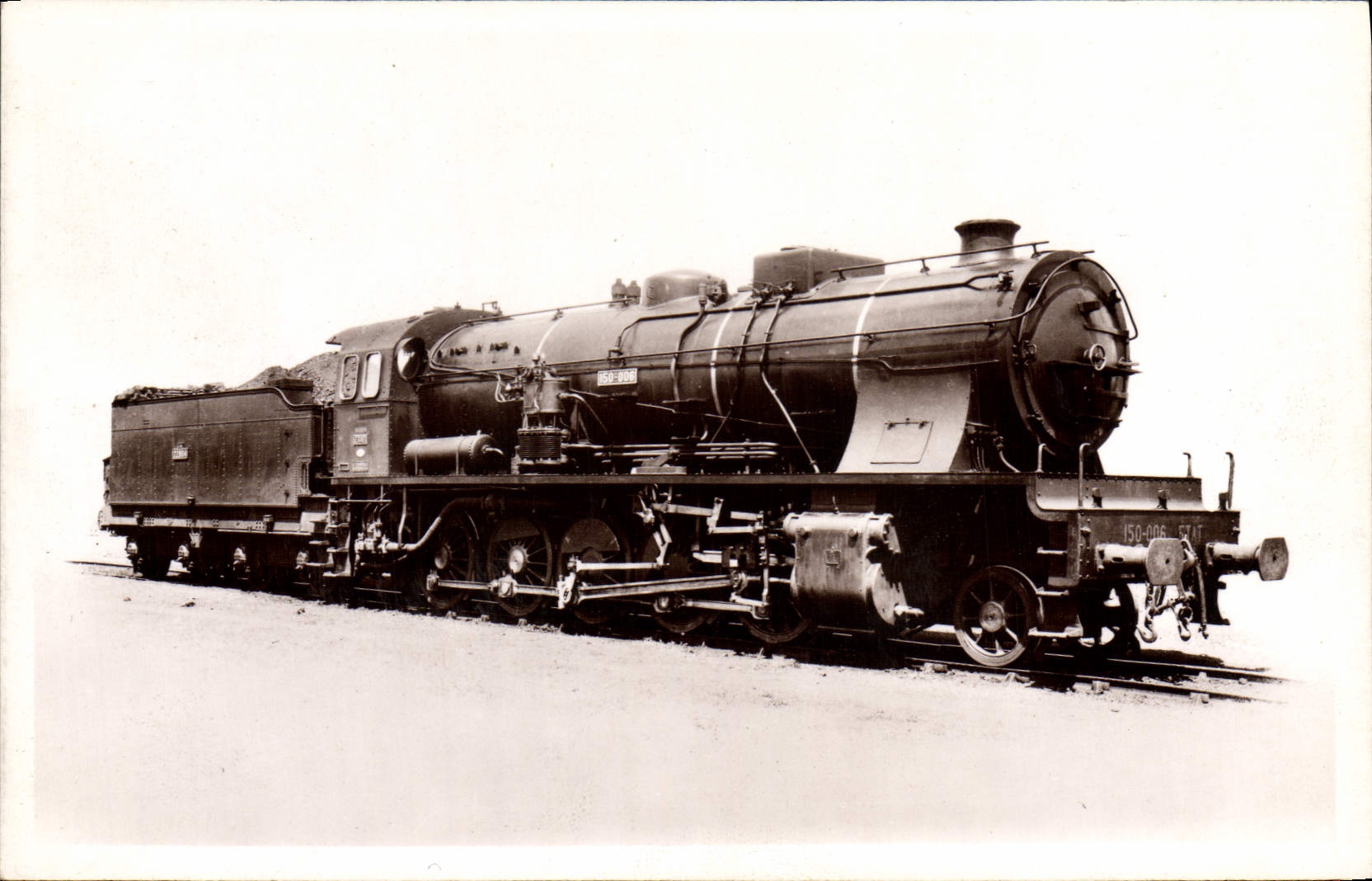 CPA Train Locomotive Type Decapod 