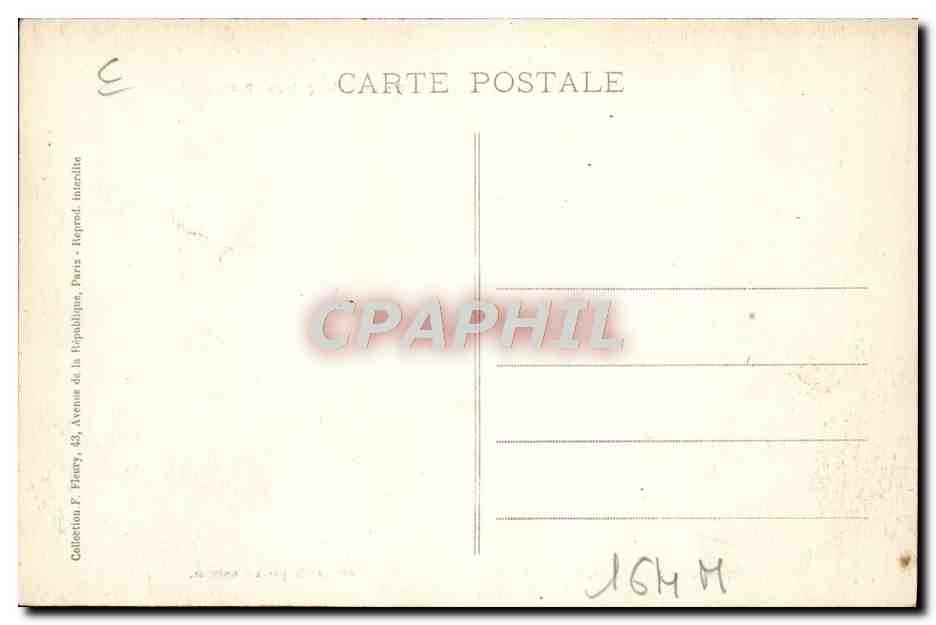 CPA Train Automotrice a 2 boggies  — Verso