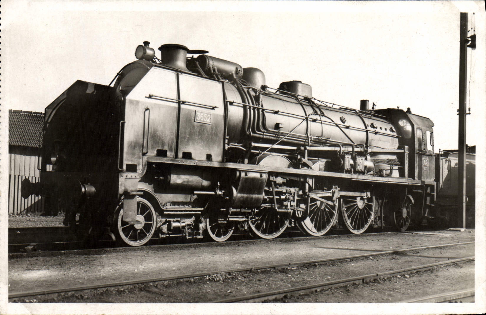 CPA Train Locomotive Chemins du fer du PO Machine 352 a surchauffeur Schmidt