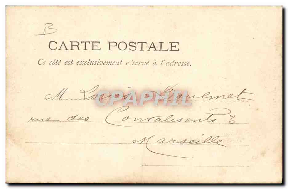 Marine militaire française — La Couronne — Marius BAF, Toulouse, n°94 — Verso