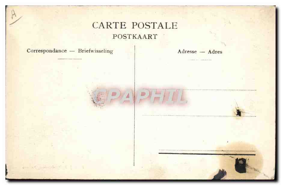CPA Bateau Voilier 4 mats Voilier L'avenir Navire ecole — Rückseite