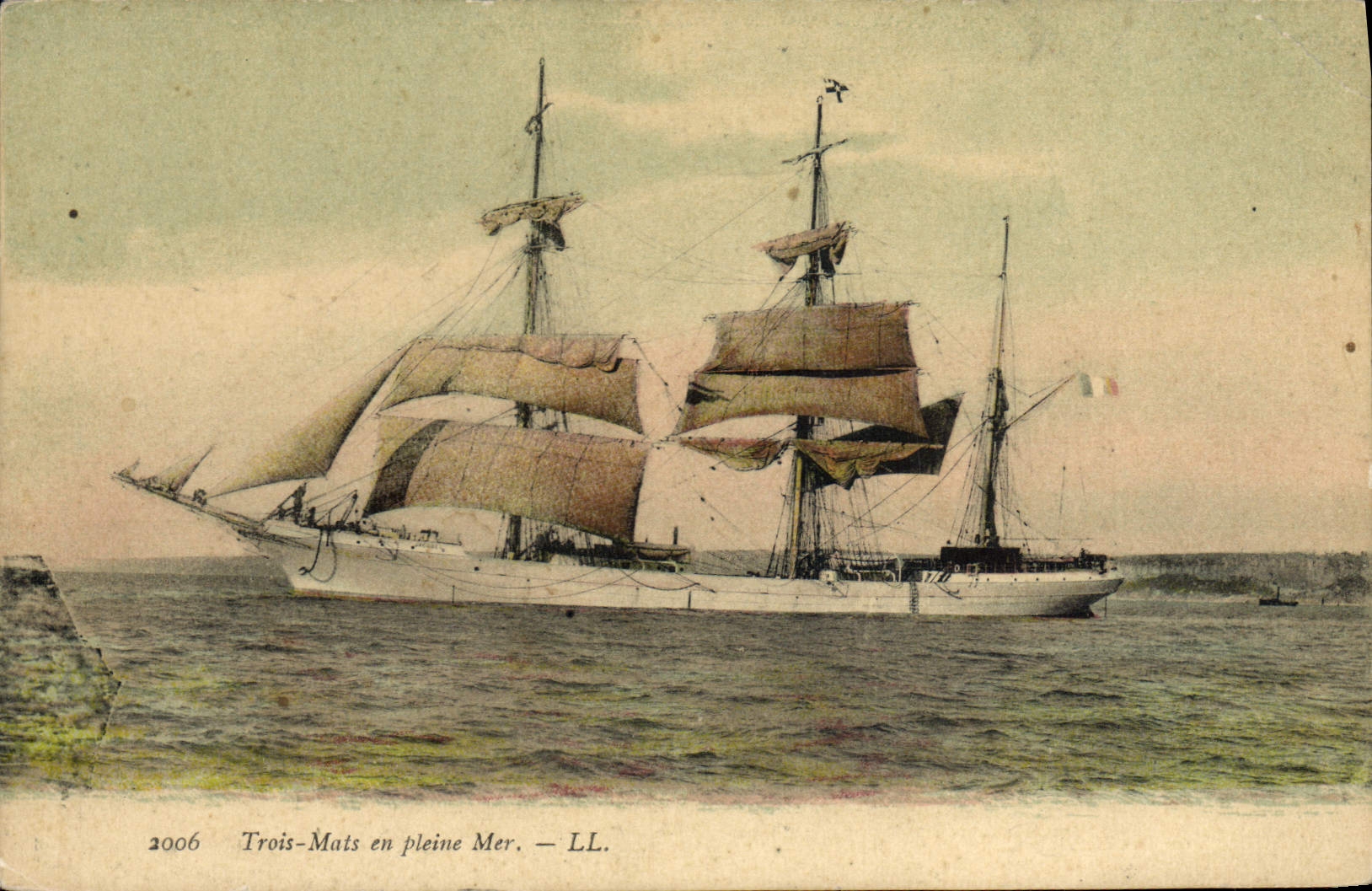 Trois-Mats en pleine Mer — LL. — n° 2006