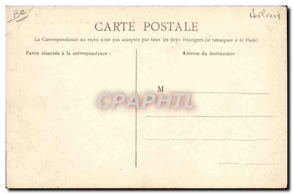 Dunkerque — Goélette au large — C T. n°32 — Verso