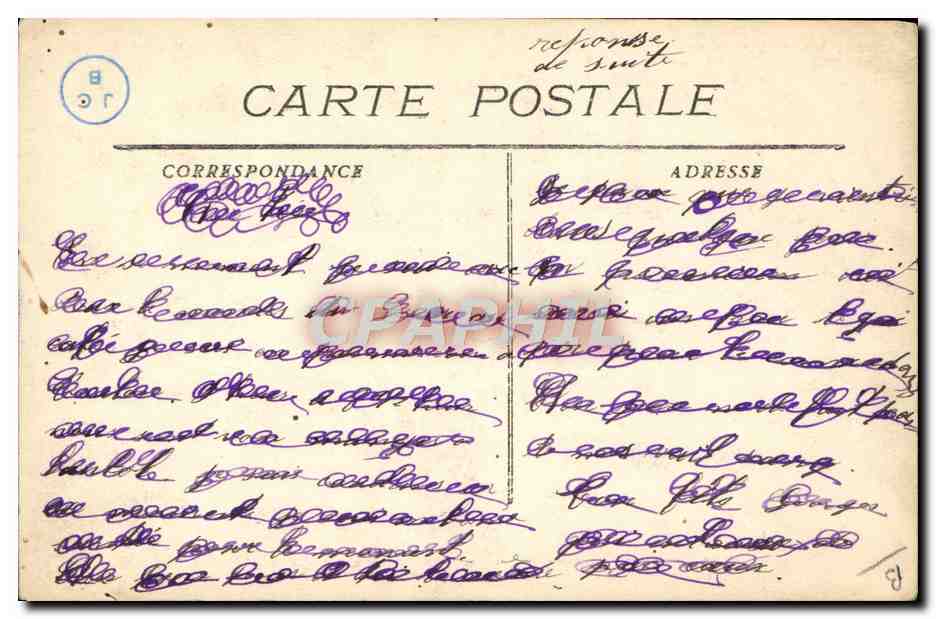 Marine Militaire Française - 'La Couronne' - Vaisseau École - Toulon — Verso