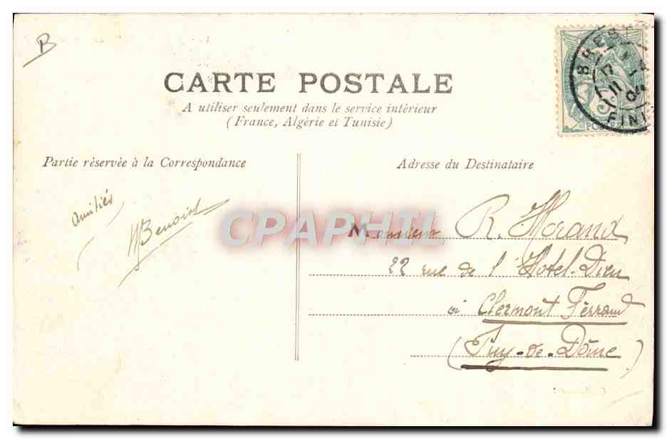 Le Bordel — École Navale — G. De Tress — Verso