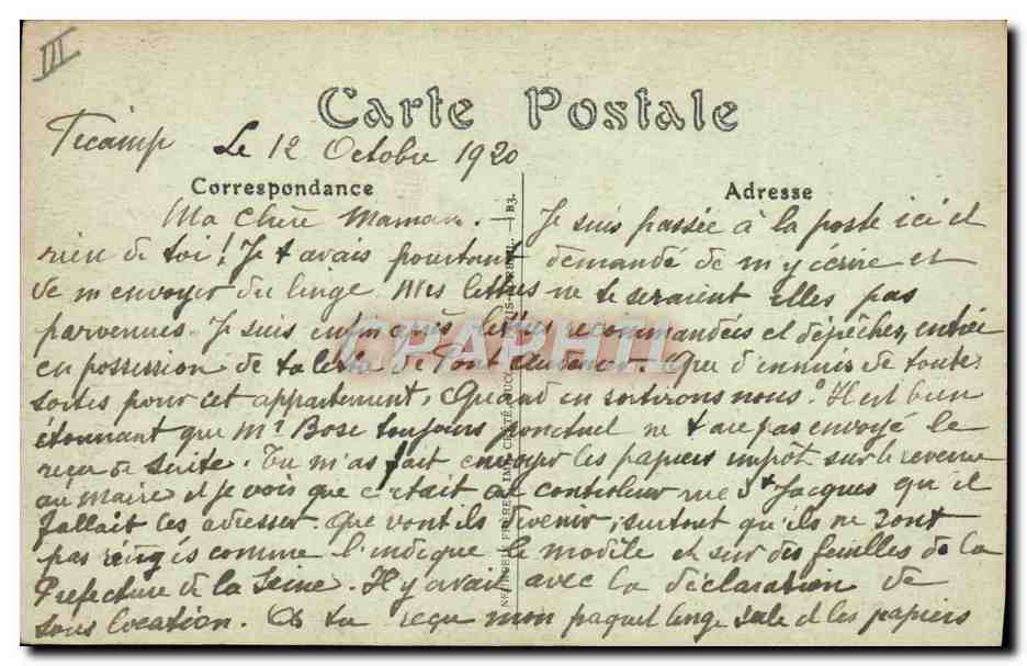Port de Nantes — Moment du départ — éditeur T. Hébert — Reverso