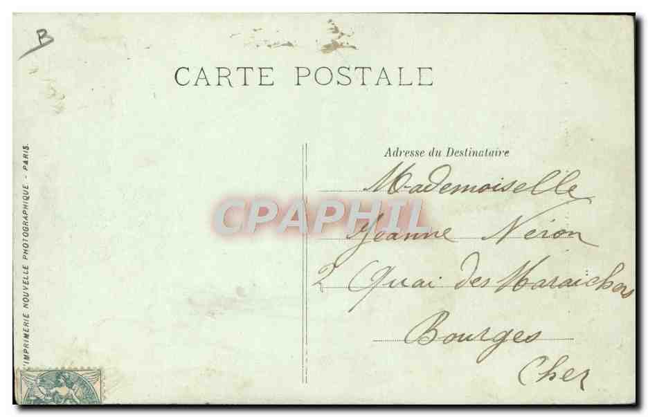 LE HAVRE — Trois-Mâts dans l'Avant-Port — LL. — N° 105 — Verso
