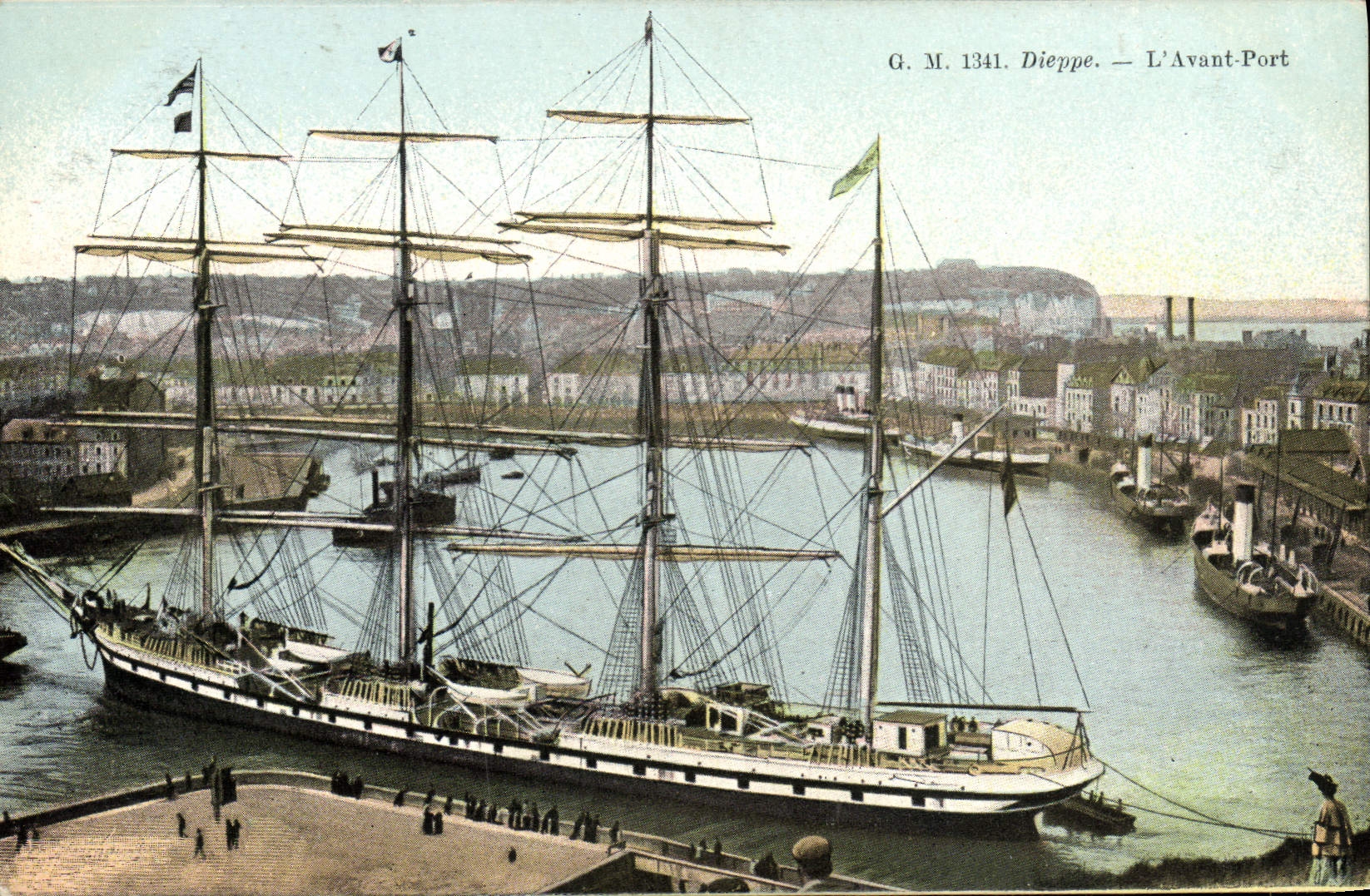 Dieppe — L'Avant-Port — G. M. 1341