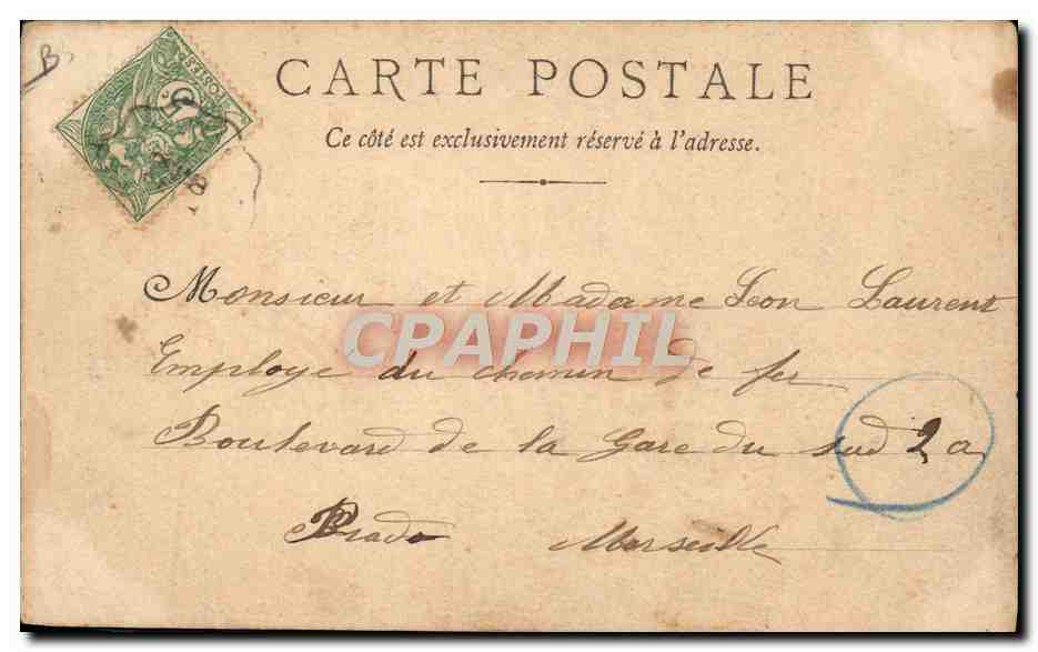 CPA Fantaisie Ma ninette Amour  — Rückseite