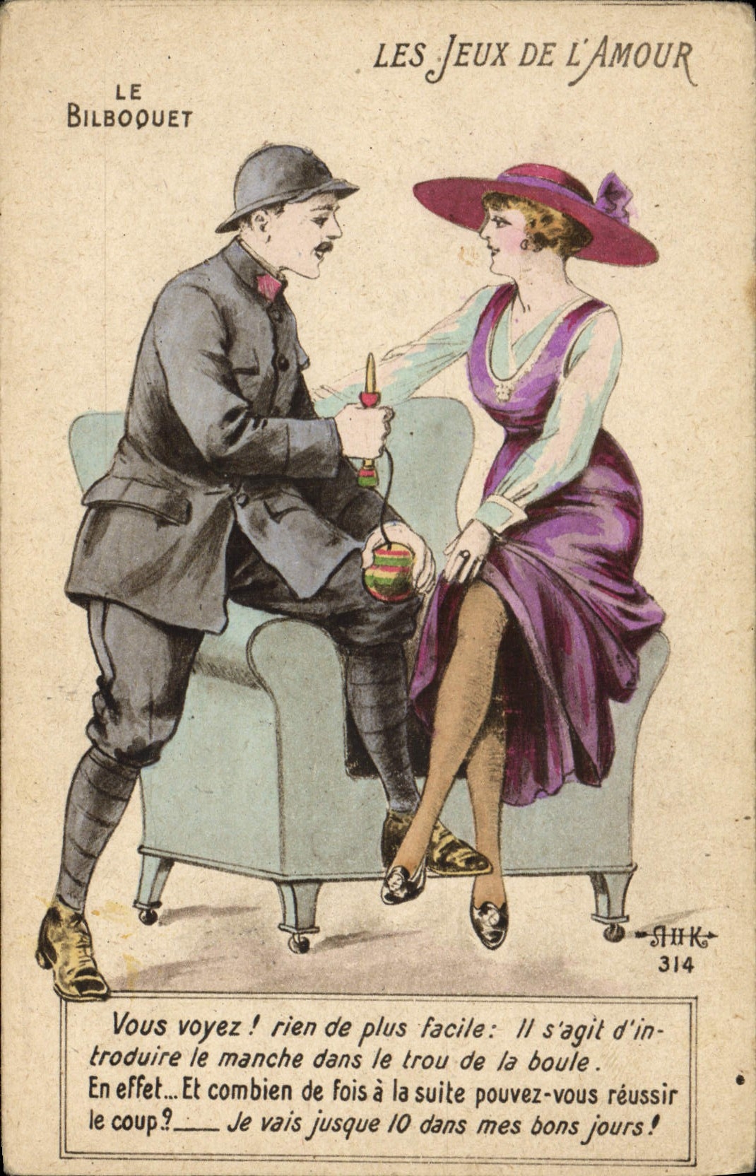 Les Jeux de l'Amour — Le Bilboquet — éditeur SHK, n° 314