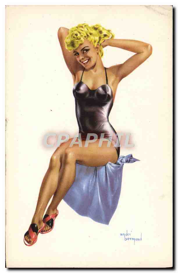 CPA Femme Pin Up Andre Bernard 