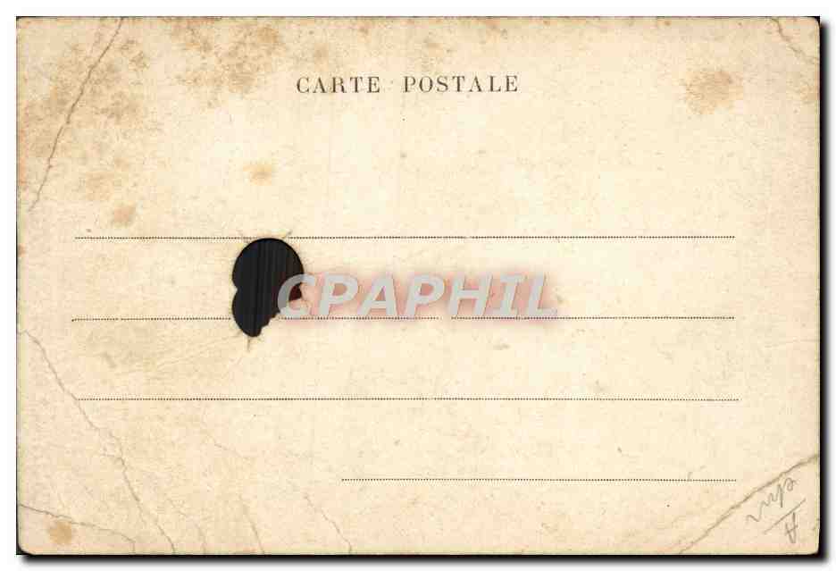 Signalement de Madame XXX — Éditeur Bordet, n° de série non visible — Verso