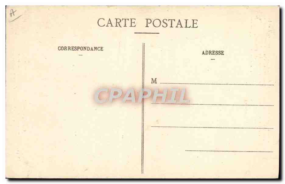 CPA Militaria Drapeau du 1er bataillon du 87eme regiment d'infanterie de Reserve  — Rückseite