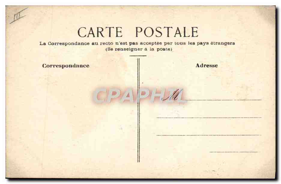 CPA Militaria Drapeau Vive la Belgique — Verso