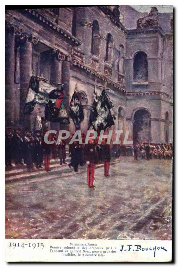 CPA Militaria Musee de l'armee Remise solennelle des drapeaux pris a l'ennemi