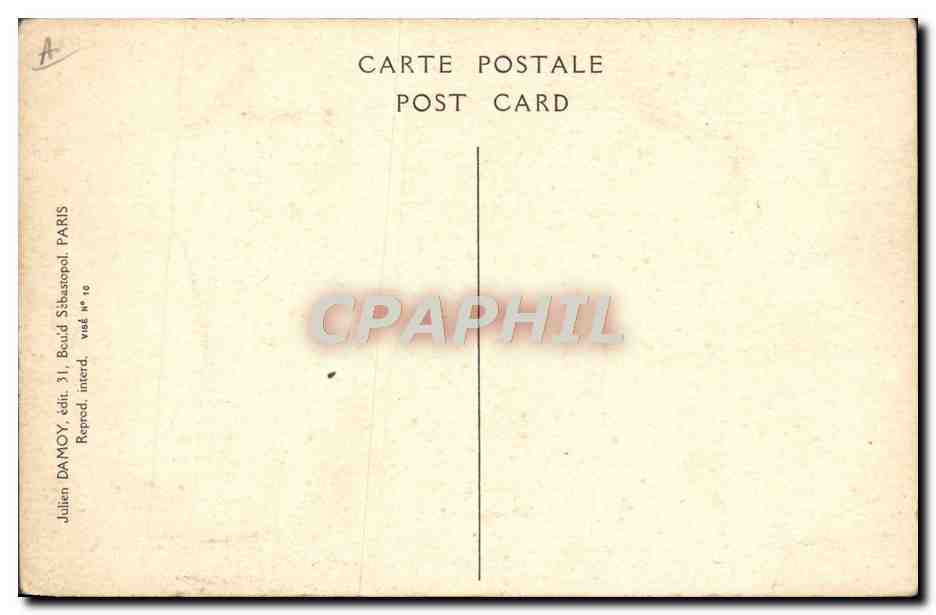 CPA Militaria Drapeau du 87eme regiment d'infanterie de reserve — Rückseite