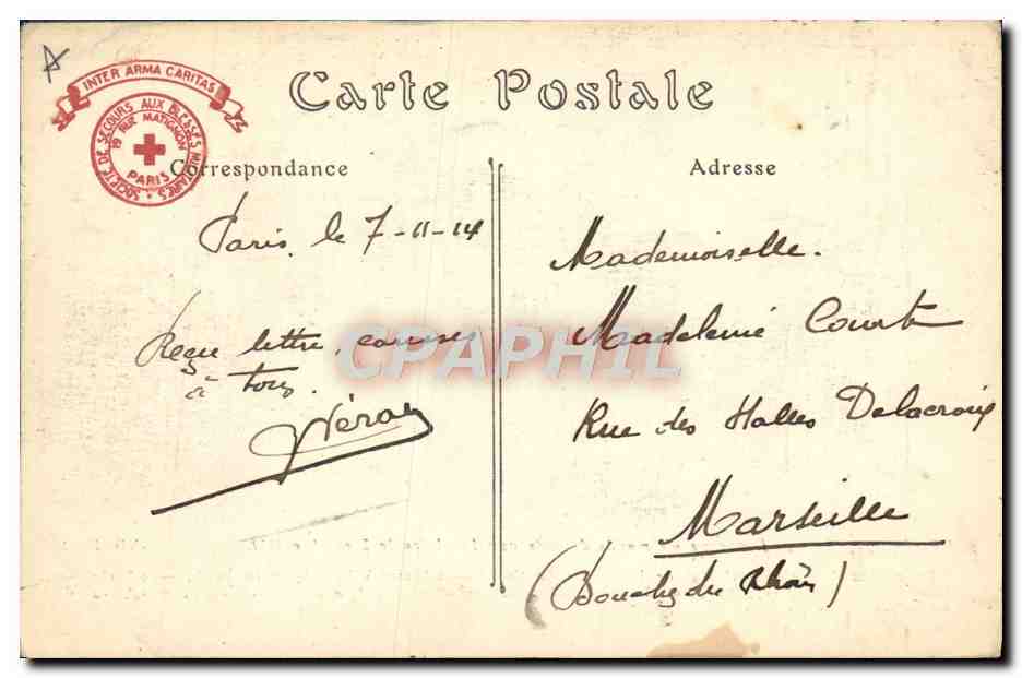 CPA Militaria Drapeaux allemands deposes aux Invalides  — Rückseite