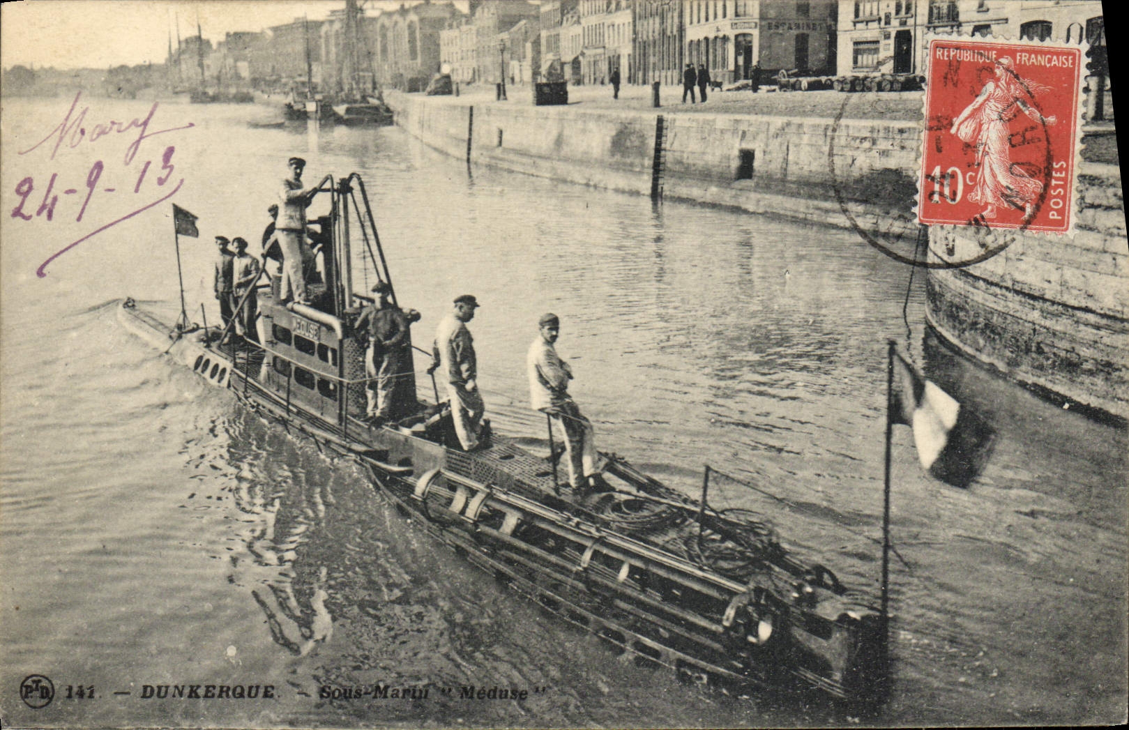 Dunkerque — Sous-Marin "Méduse" — Pn 141