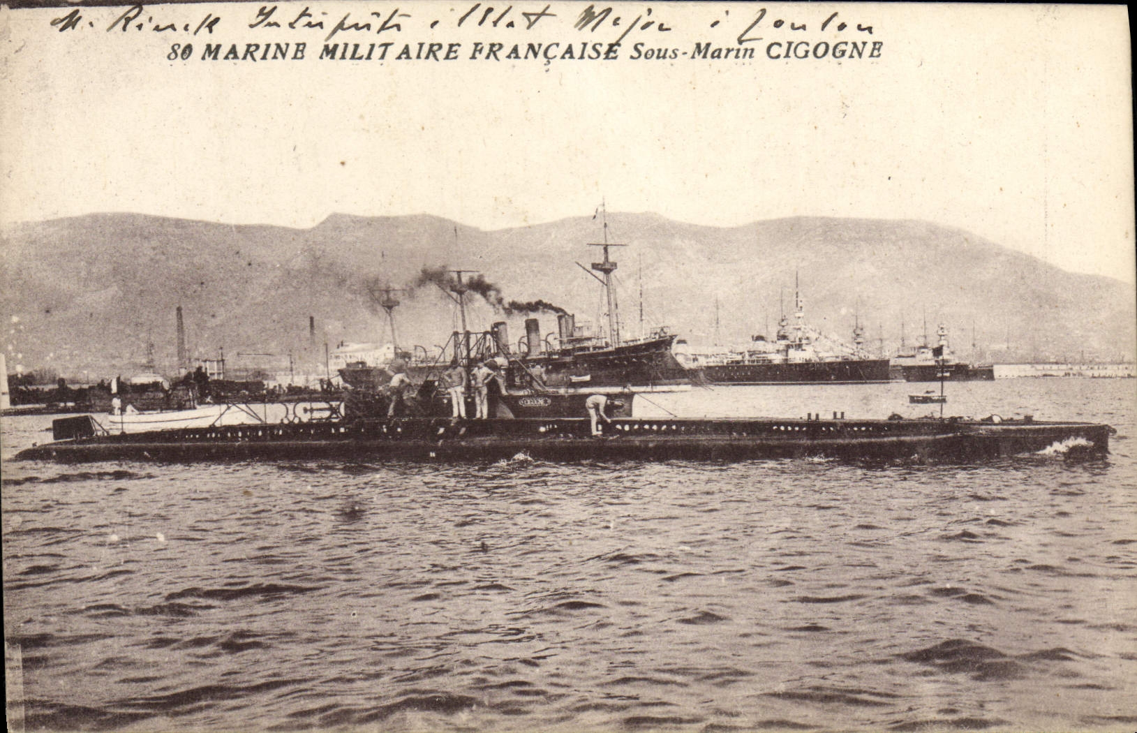 Sous-Marin Cigogne — Marine Militaire Française — Antibes