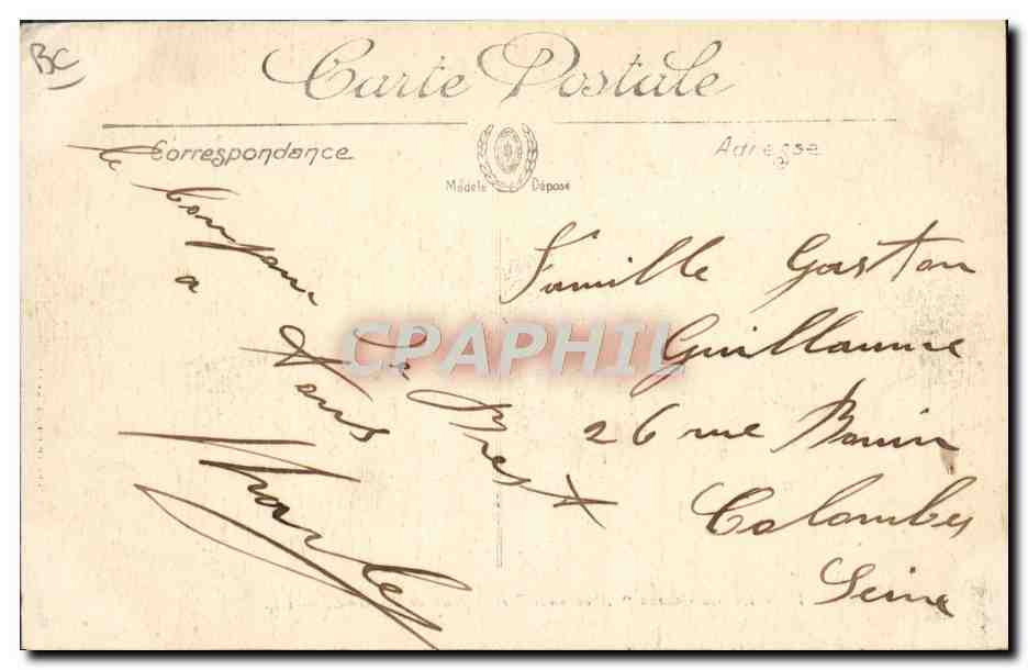CPA Bateau Sous marin Sous-marin Archimede et le fond de l'arsenal — Reverso