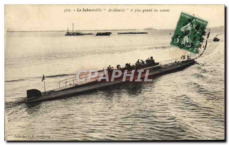 Le Submersible "Archimède" le plus grand du monde — Collection P.-B. Cherboury