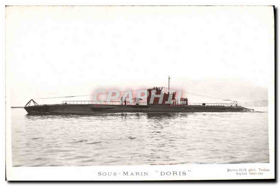 Sous-Marin "Doris" — photographie de Marius HAR, Toulon