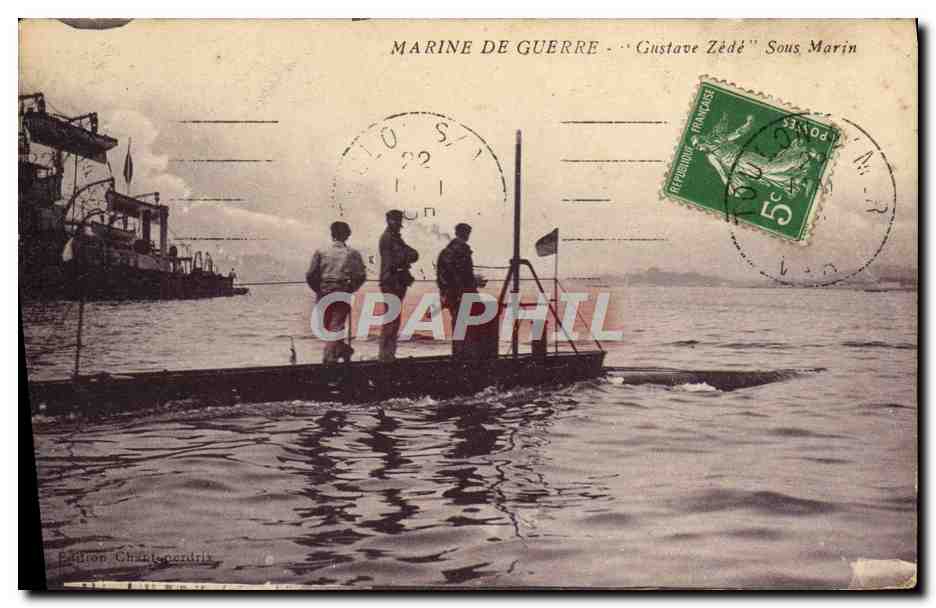 Marina de Guerra - « Gustave Zédé » Suboficial — Edición Challeperdrix