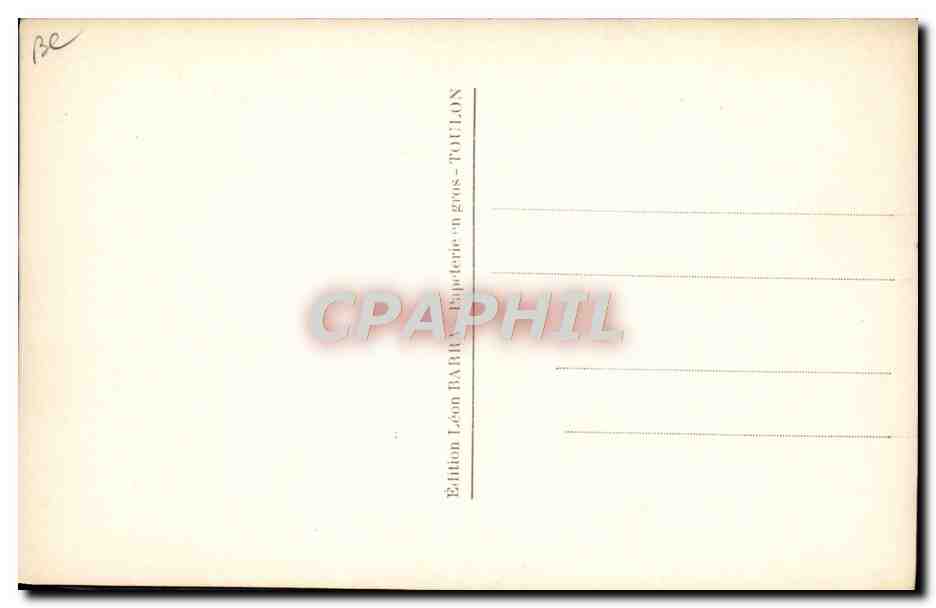 CPA Bateau Sous marin Sous-marin Caiman  — Verso