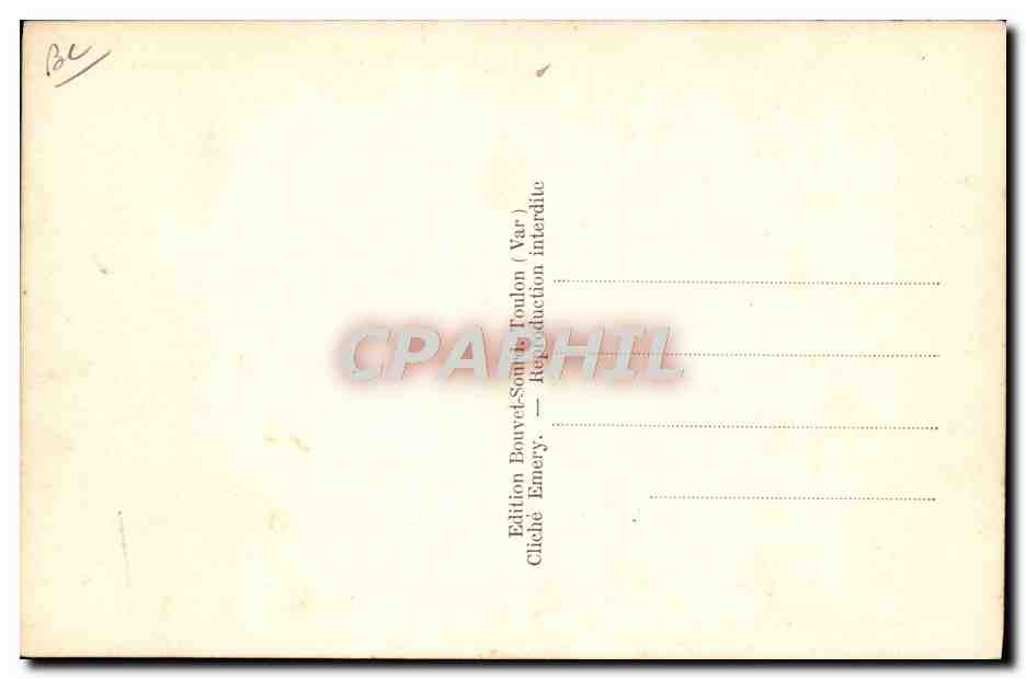 CPA Bateau Sous marin Sous-marin Pegase — Verso