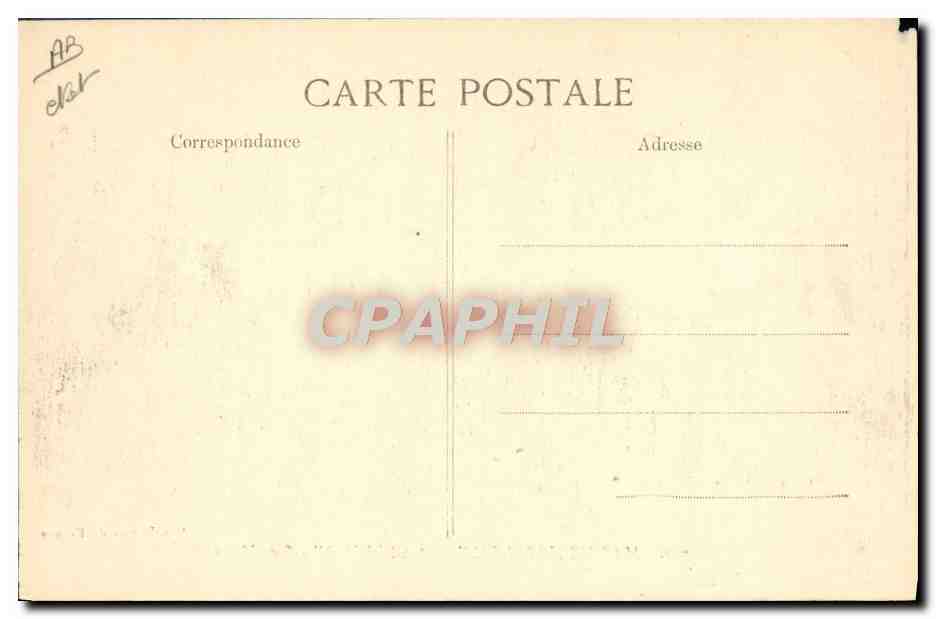 Sous-marin « Cigogne » — Marine Nationale — Aux Dames de France — Verso