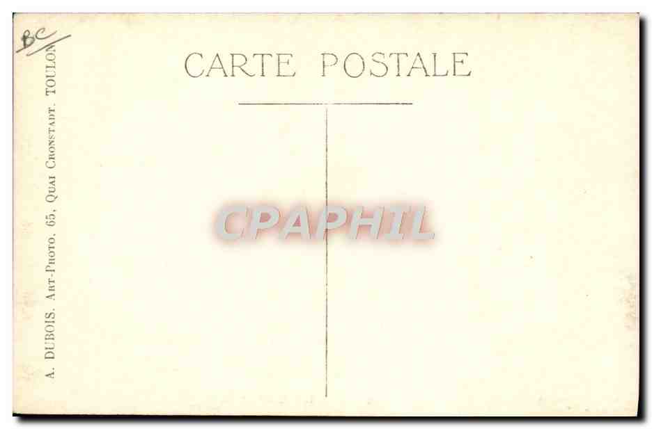 CPA Bateau Sous marin Sous-marin Laplace — Verso