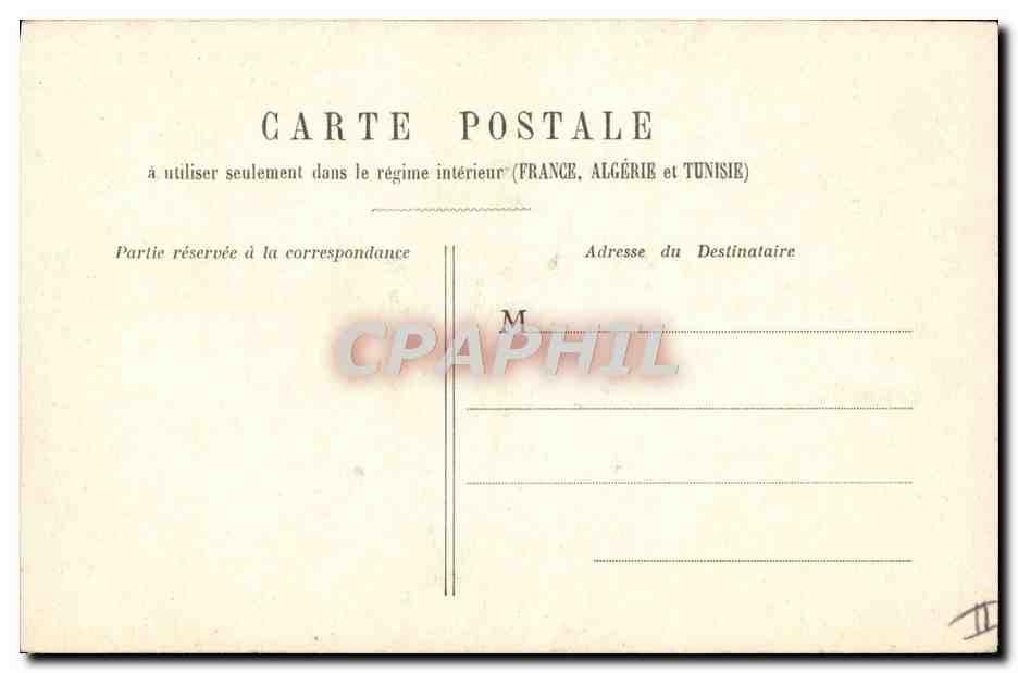 CPA Le grand theatre Bordeaux — Verso