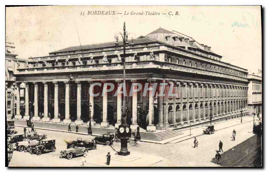 CPA Le grand theatre Bordeaux