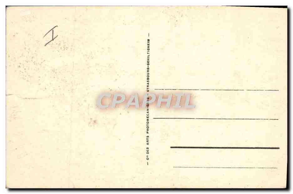 CPA Chatel-Guyon Le theatre et avenue Baraduc  — Verso