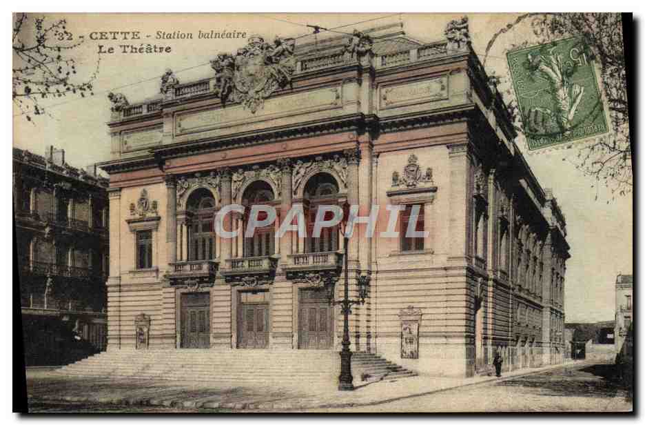 CPA Cette Le theatre 