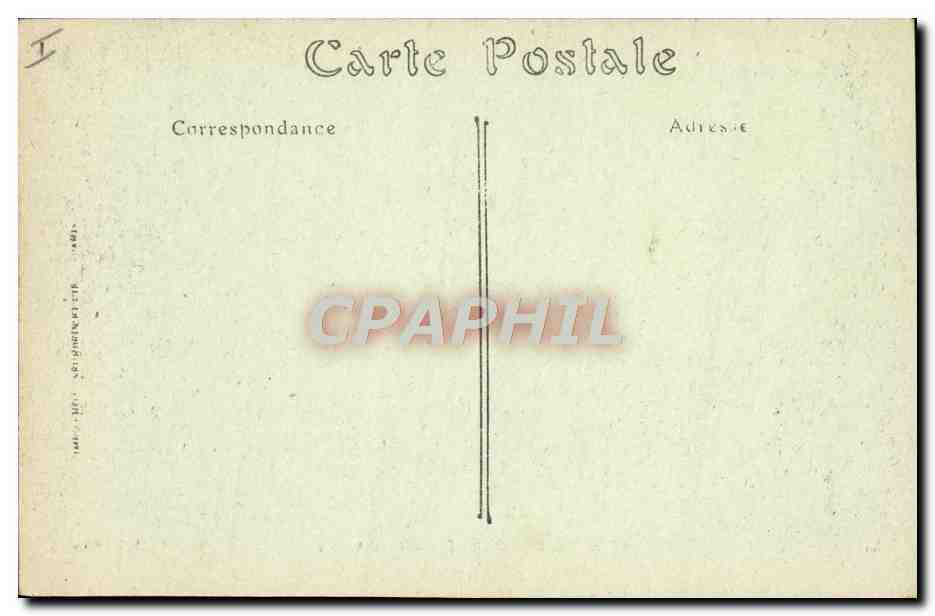 CPA Chalons sur Marne Le theatre  — Verso