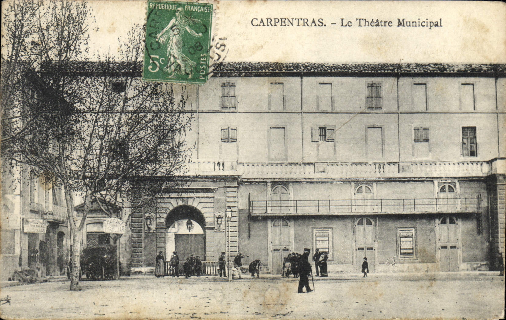 CPA Carpentras Le theatre municipal