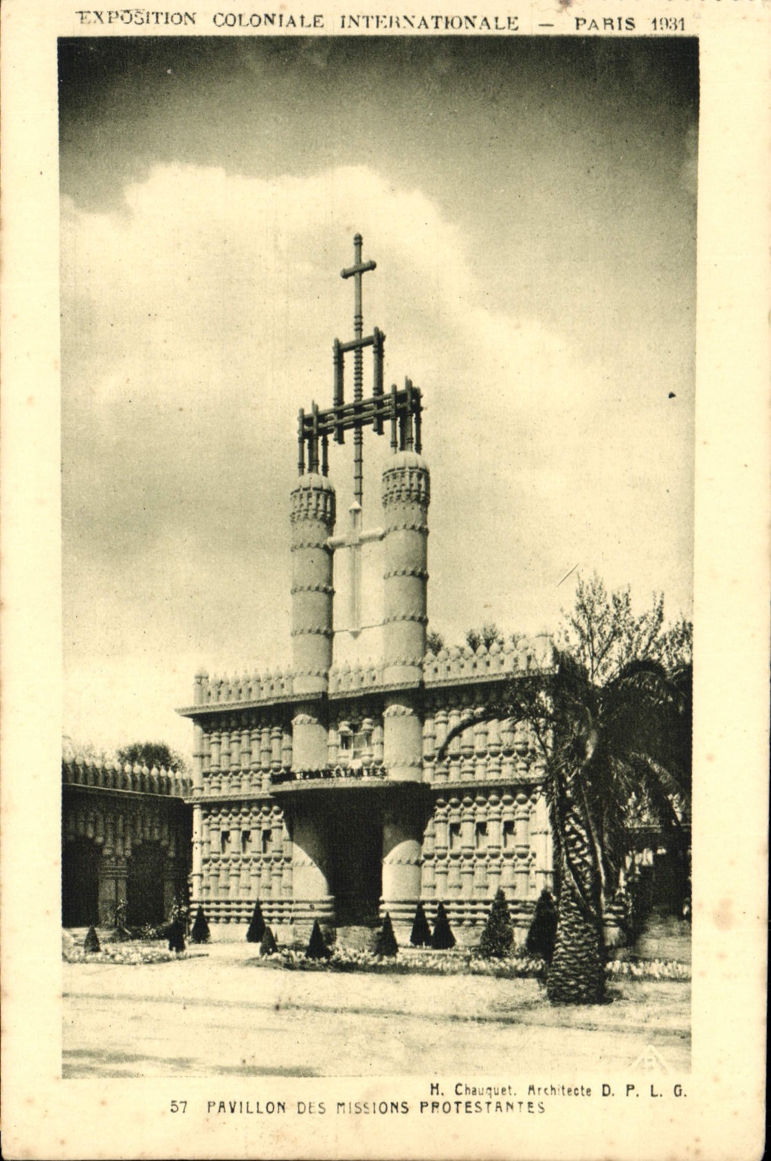 CPA Paris Exposition coloniale Internationale 1931 Pavillon des missions prostestantes